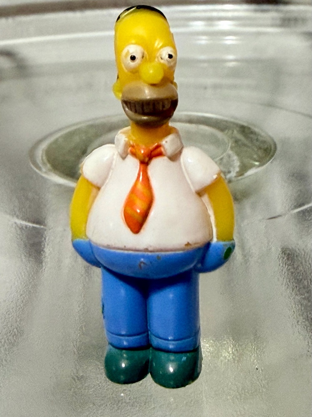 2007 Homer Simpson 1.75” Plastic Figure/Cake Topper